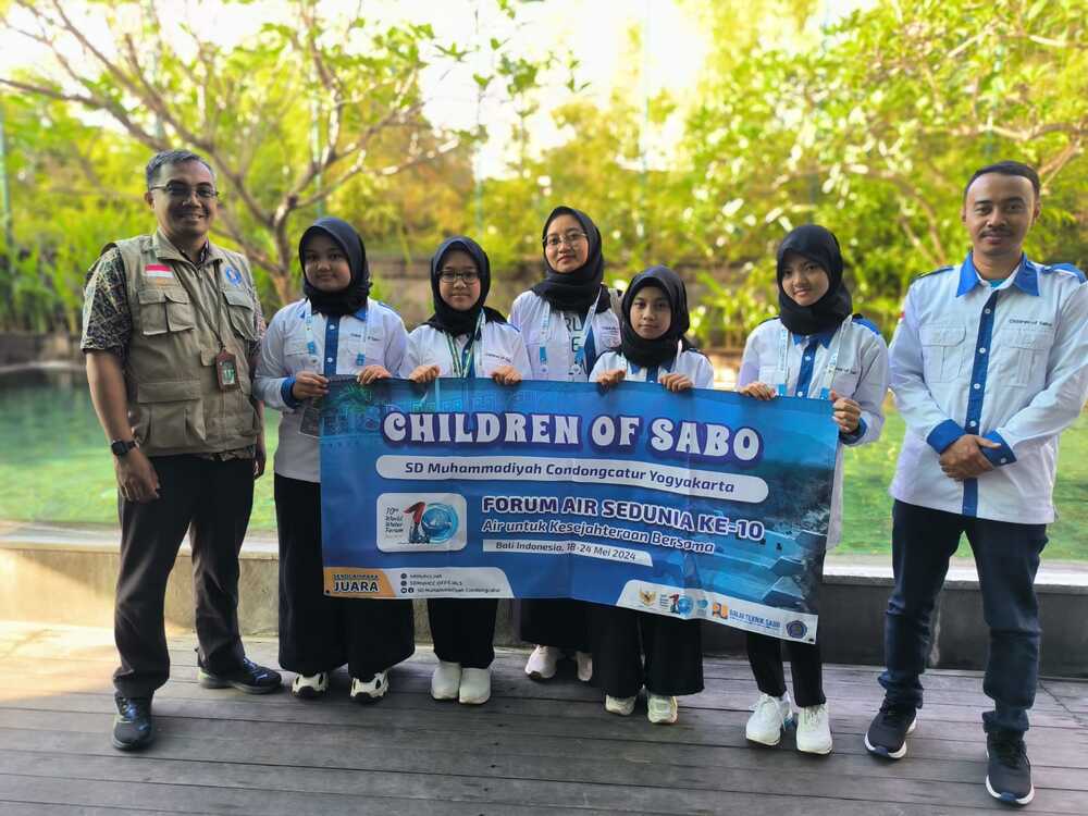 走向国际，SD Muhammadiyah Condong Catur 2 参加巴厘岛世界水论坛